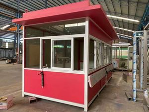 Kiosque de sécurité préfabriqué extérieur prêt à l'emploi 2024 Cabine de <span class=keywords><strong>billetterie</strong></span> Portable Toilette Pizza Shop Cabine de fumer pour la <span class=keywords><strong>France</strong></span> - Product Image 3