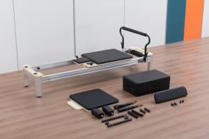 <span class=keywords><strong>Lit</strong></span> <span class=keywords><strong>de</strong></span> Pilates Reformer en alliage d'aluminium avec <span class=keywords><strong>barre</strong></span> <span class=keywords><strong>de</strong></span> pieds infinie Full Track - Product Image 2