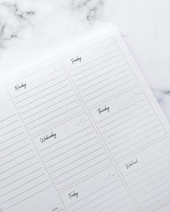 Bảng Lập Kế Hoạch Hàng Tuần 2023 Dành Cho Sổ Ghi Chú Năng Suất Tập Giấy Ghi Chú Theo Dõi Thói Quen Rách In Logo Theo Yêu Cầu Và Sổ Lập Lịch Công Việc - Product Image 4