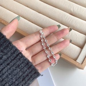 Dylam Women Fine Jewelry Minimalist Design Rhodium Plated 925 Sterling Silver Tennis <b>Adjustable</b> Daily Wear <b>Bracelet</b> - Product Image 2