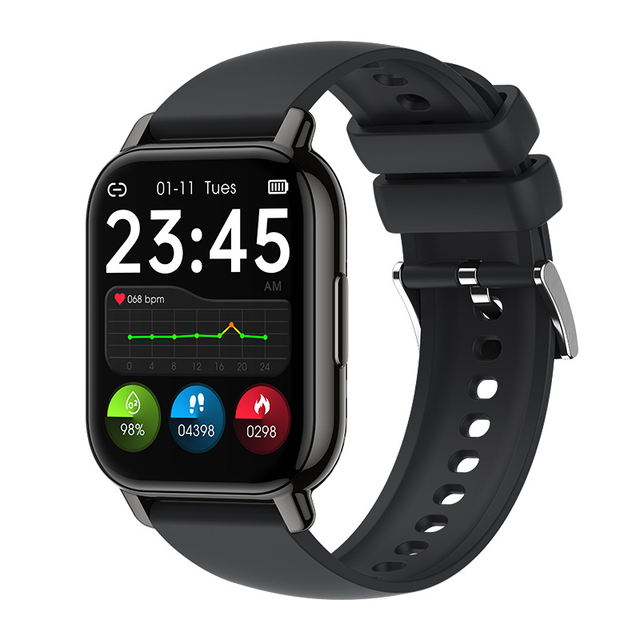 New Arrival P66 1.81 Inch Large Screen 8763 Chip Watch Direct Dial Multiple Colour Heart Rate Blood Pressure Fashion Smart Watch
