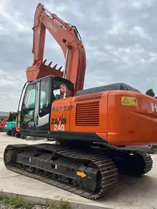 Iyi hitachi inşaat makinesi ikinci el hitachi ekskavatör zx240 kullanılan parça paletli ekskavatör hitachi zx240 satılık