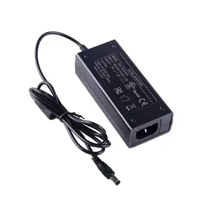 Ücretsiz örnek ac dc adaptörü 12 v 5a güç adaptörü 12 volt 5 amp güç kaynağı LED LCD CCTV için
