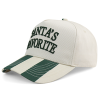 Casquette de baseball HBA54 Premium à 5 panneaux, structurée, bicolore, en sergé de coton, avec logo brodé personnalisé OEM, visière incurvée et bande sportive
