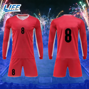 เสื้อฟุตบอลคุณภาพสูงรุ่นใหม่ 26 แบบ ทีมคลาสสิค ทีมอาชีพ ทีมชาติ ชุดเหย้า สามารถปรับแต่งได้ ระบายอากาศได้ดี - Product Image 1