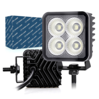 Lumière de travail LED de 3 pouces, faisceau large, IP69K, 12V 24V, lumière LED tout-terrain supplémentaire pour 4x4, camion, VTT, UTV, SUV