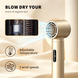 Styler professionnel à flux d'air 5 en 1, ensemble sèche-cheveux, baril gauche/droit 32 mm, chaleur 50-110°C, volume rebondissant, boucleur interchangeable - Product Image 3
