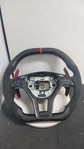 <span class=keywords><strong>Volant</strong></span> en fibre de carbone pour Benz Classe A, C, E, S, G, V, C63, <span class=keywords><strong>A45</strong></span>, E43, GLC, GLE, CLA, W205, W223, W213, W206, W211, W207, W222, W219 <span class=keywords><strong>AMG</strong></span> - Product Image 2