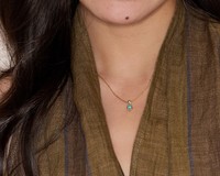 Collar de Moissanita Minimalista Brillante en Forma de Lágrima para la Clavícula, Lujo Accesible para el Día a Día, Favorito de Influencers, Regalo Ideal