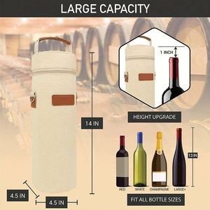 Portable Insulated Single-Pack Red Wine Cooler Bag for Business Travel Outdoor Picnics Classic Fashion Refrigerated Wine Storage - Product Image 4