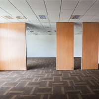 Cloison amovible en bois pour salle de banquet et bureau |   Système de cloisonnement de pièce coulissant et pliable