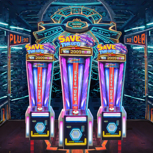 Leon tiết kiệm UFO thả trò chơi <span class=keywords><strong>Arcade</strong></span> nút phản ứng nhanh Máy đóng sầm vé mua lại bán buôn đồng xu Máy <span class=keywords><strong>Arcade</strong></span> nhựa - Product Image 5