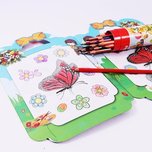 Carnet de coloriage et d'activités pour enfants avec poignée, 16 pages en papier épais, idéal pour le dessin et les puzzles créatifs - Product Image 5