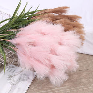 D331 Style nordique en gros 5 têtes Simulation Reed Bouquet artificielle plante verte fleurs séchées roseau pampa décoration <span class=keywords><strong>de</strong></span> la maison - Product Image 4
