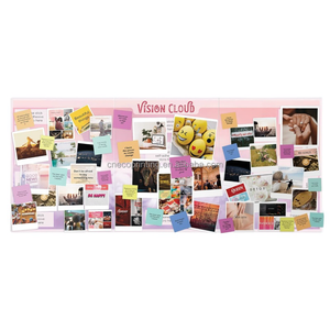 Diseño <span class=keywords><strong>de</strong></span> tamaño personalizado Impresión Adulto Estado <span class=keywords><strong>de</strong></span> ánimo Scrapbook Vision Clip Art Board Magazine Book Kit con tablero plegable - Product Image 2