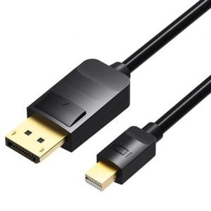 Cable convertidor - mini displayport a displayport, macho a macho, 1.5m, color negro, ideal para conectar dispositivos de video. - Product Image 1