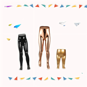 Pantalon électrolytique coloré modèle de jambe vêtements pour enfants modèle de demi-corps modèle de jambe magasin de vêtements fenêtre pantalon support de moule - Product Image 2