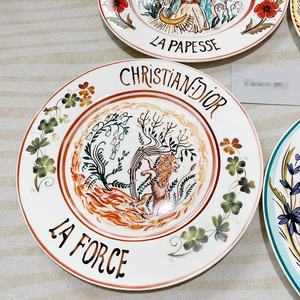 Service de table de luxe Royal Tarot Soleil Lune, 4 pièces, assiettes en porcelaine émaillée pour la maison, les mariages, les restaurants et les cadeaux - Product Image 6