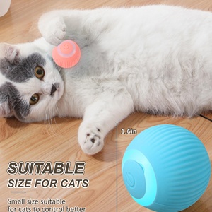 Jouets interactifs pour l'entraînement des chats, jouets à catnip auto-mobils, balle électrique pour animaux de compagnie, balle roulante automatique, jouets intelligents pour chats - Product Image 6