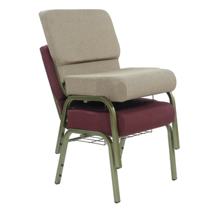 Wholesale Cheap Price Fabric <b>Upholstered</b> Church <b>Chairs</b> with Metal Racks Chinese Style Theater Furniture for Sale - Product Image 4