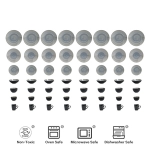 Promotion de septembre : Tasses à café rondes, assiettes en céramique pour steak, dessert et salade, design exquis et unique, vaisselle - Product Image 4