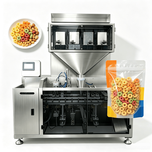 Máquina Automática de Llenado Rotatorio para Bolsas Preformadas con Cierre, para Granulados, Granos de Café, Nueces de Anacardo, Semillas, Granos, Bolsas Doypack - Product Image 1