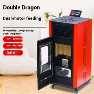 Nuevo Horno de Calefacción Doméstico de Biomasa a Pellets, Horno de Calefacción Comercial Automático, Chimenea Inteligente de Aire Caliente - Product Image 2