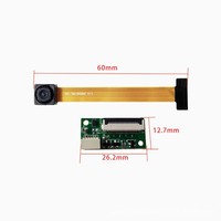 Módulo de Cámara USB de 5MP OV5640, CMOS de 1/4'', 67.4 °   FOV, Baja Distorsión <1%, Mini 8.5*8.5mm, UVC para IoT y Visión Integrada
