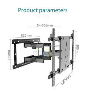 KALOC H11 supporto per televisione a parete <span class=keywords><strong>braccio</strong></span> <span class=keywords><strong>lungo</strong></span> mobile mobile supporto per <span class=keywords><strong>Tv</strong></span> a parete 140kg/308lbs supporto per <span class=keywords><strong>Tv</strong></span> Full Motion 100 pollici - Product Image 1