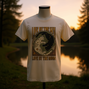 Live By The Sun Love By The Moon - Camiseta unisex para adultos, talla mediana - Product Image 3