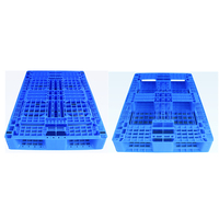Palette en plastique empilable Palette en plastique industrielle robuste Utilisation en entrepôt Grande palette en plastique HDPE