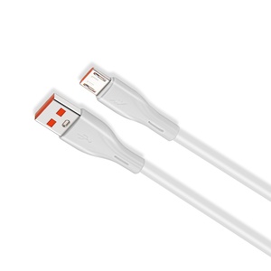 Siêu Mềm <span class=keywords><strong>4</strong></span>-Core Silicone Kép USB-A Micro-USB Sạc Cáp Bện Cho Máy Ảnh Máy Tính Ngân Hàng Điện Ổ Đĩa Cứng Di sản Thiết Bị - Product Image 3