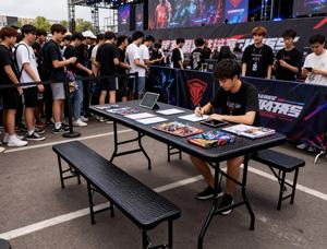 Fornecedor Portátil Retangular <span class=keywords><strong>6</strong></span> <span class=keywords><strong>Ft</strong></span> Plástico Mesa Dobrável e Banco para Jardim Pátio Hospital Banquete Casamento - Product Image 2