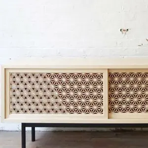 Écran <span class=keywords><strong>Composite</strong></span> de bureau en bois massif, séparateur de séparation de pièces, style marocain - Product Image 1