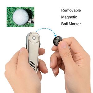 Custom Logo Pocket Golf Multi <b>Tools</b> Keychain Divot Repair Key Holder for Sports Tournament Giveaways - Product Image 4