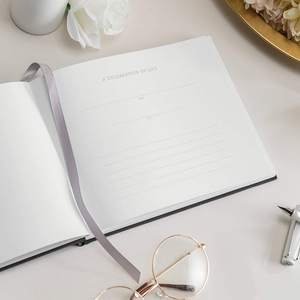 MIYI-libro de invitados funerario con impresión personalizada, libro de invitados funerario con <span class=keywords><strong>firma</strong></span> conmemorativa, China - Product Image 3