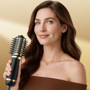 Nuevo Diseño Popular 700W secador <span class=keywords><strong>de</strong></span> pelo secado Mini <span class=keywords><strong>cepillo</strong></span> <span class=keywords><strong>de</strong></span> aire caliente con un paso tres ajustes <span class=keywords><strong>de</strong></span> calor <span class=keywords><strong>cepillo</strong></span> secador <span class=keywords><strong>de</strong></span> pelo para viajes - Product Image 5