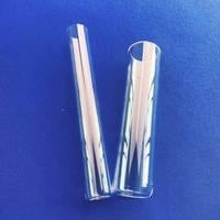 Quarzglasrohr mit Silikonstopfen, klares Quarzglas-Endkappe, transparentes Rohr, kundenspezifisch für Aufbewahrung und Schutz