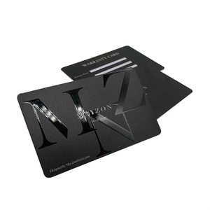 Nhà Máy Giá in nhanh biểu tượng tùy chỉnh tiêu chuẩn Glossy nhựa bảo hành thẻ giấy chứng nhận tính xác thực thẻ - Product Image 2