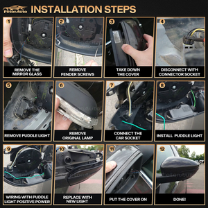 Cho Volkswagen VW Passat CC B7 Bọ Cánh Cứng <span class=keywords><strong>Scirocco</strong></span> Jetta MK6 Euro <span class=keywords><strong>LED</strong></span> <span class=keywords><strong>Side</strong></span> Wing gương chỉ số blinker năng động tín hiệu lần lượt ánh sáng - Product Image 3