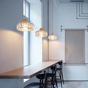 Lustre de table à manger en cristal créatif et moderne petite lampe suspendue pour éclairage déco d'hôtel et de restaurant - Product Image 2