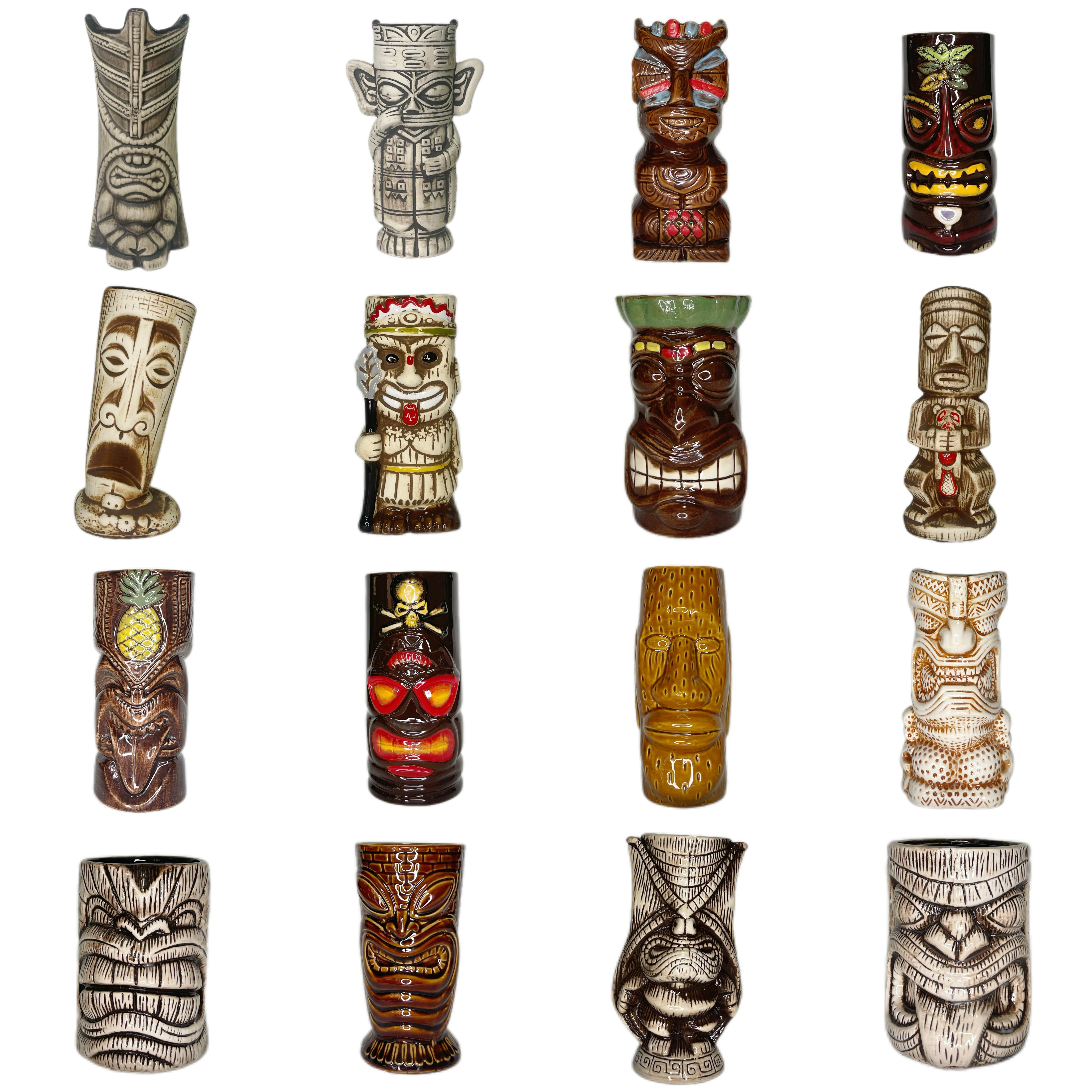 Профессиональное производство, недорогая керамическая чашка Tiki Cup зомби высокого качества