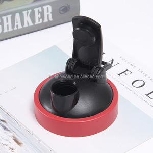 Logo kustom 304 terisolasi baja nirkarat Tumbler ramah lingkungan kebugaran Gym botol air dan pengocok Protein cangkir dengan Mixer logam - Product Image 5