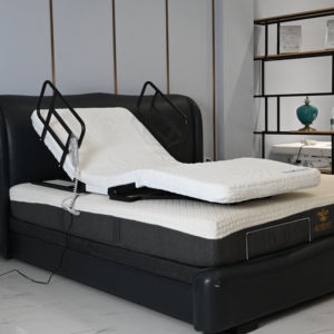 Support de dossier de <span class=keywords><strong>lit</strong></span> médical réglable pour <span class=keywords><strong>personnes</strong></span> âgées, soins à domicile modernes avec cadre en métal pour salon - Product Image 1