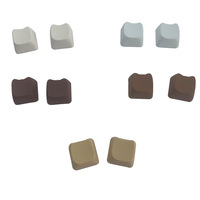 Clavier mécanique sans fil en forme de chat en matériau PBT, avec touches MAO-height, compatible universel pour ordinateur de bureau, touches multicolores