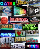 Ensembles de lettres gonflables en PVC pour décorations publicitaires - Certifiés CE, Marque SINGAR, Tailles personnalisables (1m-2m), Impression numérique