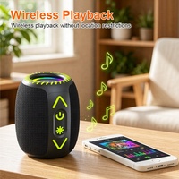 Haut-parleur portable B2B en gros pour usine, 5.3, 1800mAh, sortie 15W, lecture sans fil, lecture carte TF, lumière RGB