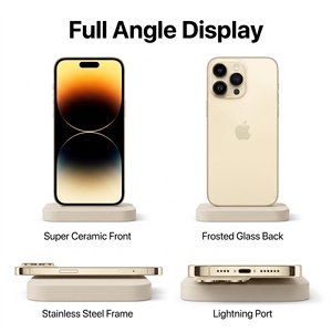 ขายส่ง <span class=keywords><strong>iPhone</strong></span> <span class=keywords><strong>14</strong></span> Pro <span class=keywords><strong>Max</strong></span> สีทอง ความจุ <span class=keywords><strong>512GB</strong></span> รองรับ 5G ชิป A16 Bionic แรม 6GB สมาร์ทโฟนคุณภาพสูง ปลดล็อคทั่วโลก จำนวนมาก - Product Image 3