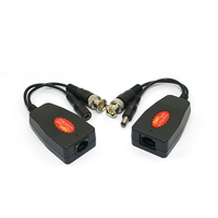 Accessoires de vidéosurveillance à bas prix convertisseur bnc à rj45 coaxial BNC à RJ45 surveillance vidéo de puissance balun vidéo cctv à paire torsadée