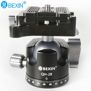 Bexin หัวบอลอลูมิเนียมอัลลอยด์ QH-28สำหรับยึดขาตั้งแบบปลดออกได้อย่างรวดเร็ว - Product Image 1